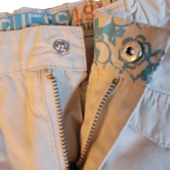Guess Kid's Khaki Adjustable Waistband Shorts - Picture 5 of 8